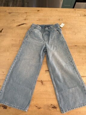 Kids GAP Light Blue Wide Leg Denim Pants